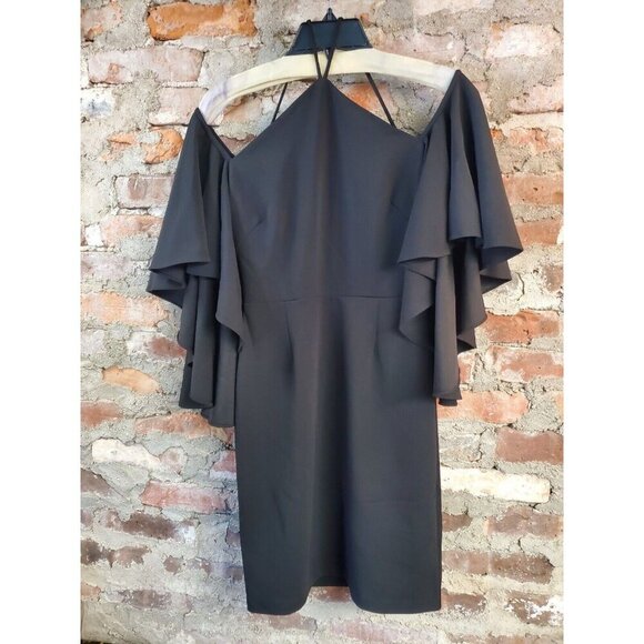 New NWT Alexia Admor Black Cocktail Dress Womens Sz 2 - Picture 1 of 6